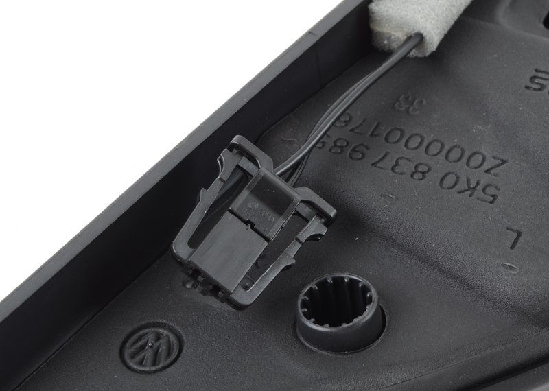 NEW GENUINE VW GOLF MK6 09-13 FRONT LEFT N/S DOOR BLACK TWEETER COVER BLACK 5K0837973K82V - Image 3
