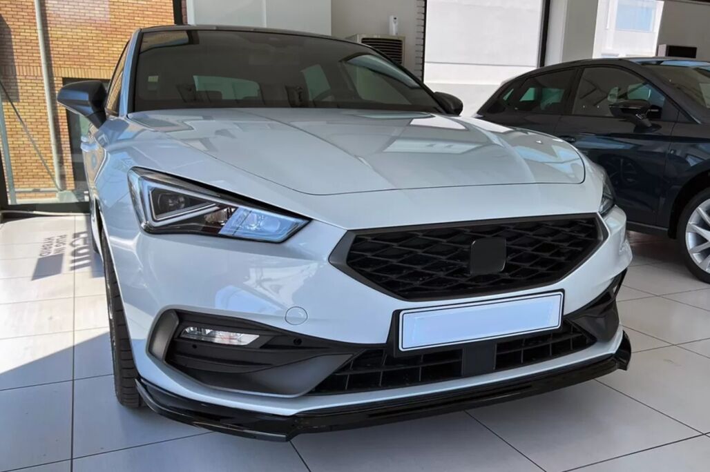 Front Bumper Spoiler Lip suitable for Seat Leon MK4 FR (2020-up) Piano Black - Image 8