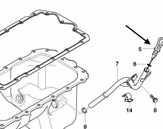 BMW NEW GENUINE 3 SERIES 316 318 PETROL ENGINE OIL DIPSTICK 11437505490 - Image 2