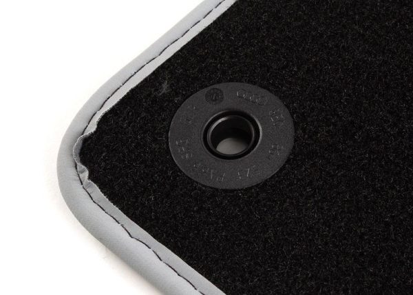 NEW GENUINE AUDI A6 09-11 FRONT PREMIUM BLACK TEXTILE FLOOR MATS LHD 4F1061275PMNO - Image 6