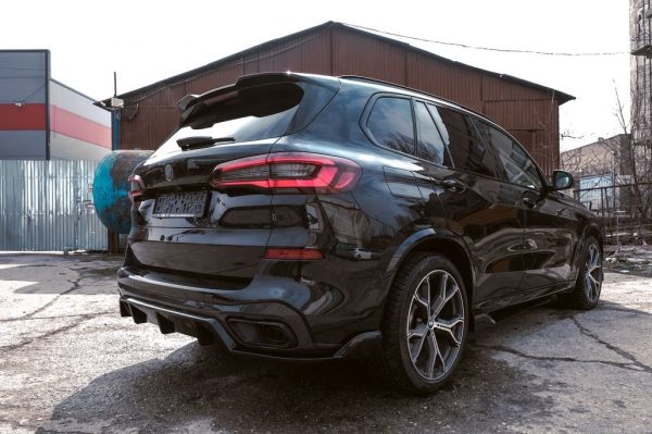 X5M Competition Look Black Gloss Rear Roof Door Spoiler Wing For BMW X5 G05 - Image 6