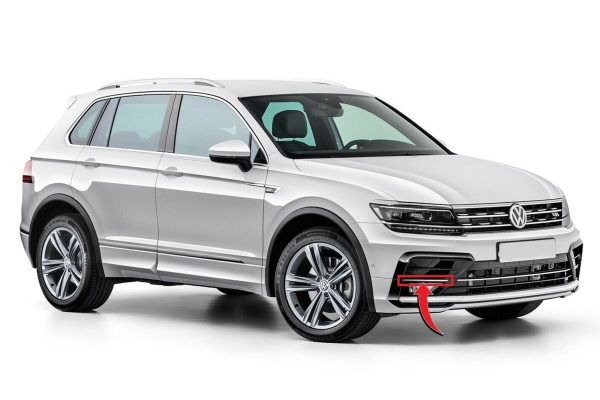 NEW GENUINE VOLKSWAGEN VW TIGUAN R-LINE FRONT BUMPER TRIM HIGH CHROME RIGHT O/S 5NA853102A2ZZ - Image 2