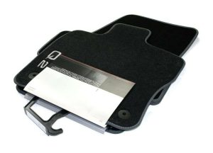 NEW GENUINE AUDI Q2 2017- FRONT PREMIUM BLACK TEXTILE FLOOR MATS LHD 81B061275MNO