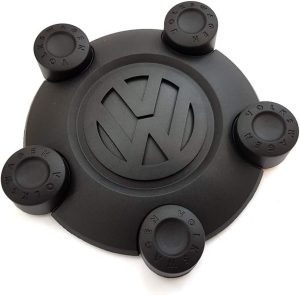 NEW GENUINE VOLKSWAGEN CADDY MK3 WHEEL CENTER HUB CAP SATIN BLACK 2K06011699B9