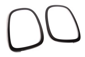 NEW GENUINE MINI JCW F55 F56 F57 CHROME TAIL LIGHT TRIM RING SURROUND SET 63217464171+63217464172