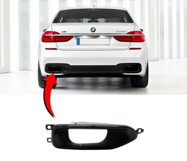 NEW GENUINE BMW 7 SERIES G11 G12 M SPORT EXHAUST END PIPE TRIM LEFT N/S 51128063167