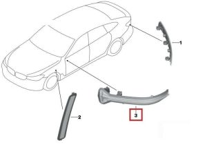 NEW GENUINE AUDI A3 FRONT MUD FLAPS SPLASH GUARDS SET LEFT AND RIGHT 2PCS 8V3075111