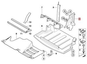 BMW NEW 1 SERIES E81 E87 LCI REAR HIGH BLACK LINE TAIL LIGHT KIT LEFT + RIGHT 63210432623 + 63210432624