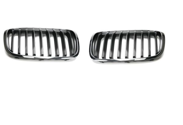 NEW GENUINE BMW 2 SER F45 F46 LCI BASIS FRONT KIDNEY GRILLS PAIR SET LEFT RIGHT 51137467458+51137467457