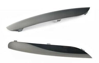 NEW GENUINE BMW 7 SER F01 F02 2010- FRONT M SPORT BUMPER SIDE MOLDINGS PAIR SET 51118099324+51118099323