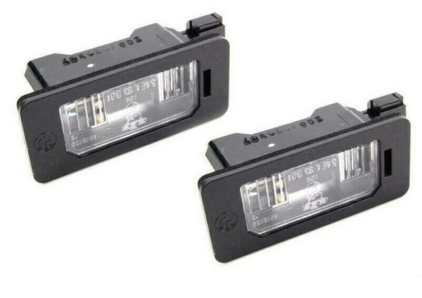 NEW GENUINE BMW 5' E39 SALOON 3' E90 E92 NUMBER PLATE LIGHTS 2 PCS 63268360591