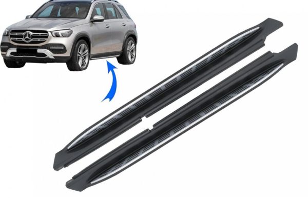 Scratched Running Boards / Side Steps / Step bars for Mercedes-Benz GLE W167 19+