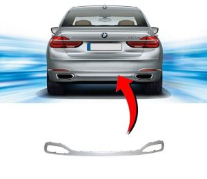 NEW GENUINE BMW 7 SERIES G11 G12 REAR BUMPER TRIM COVER 51127425073
