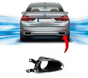 NEW GENUINE BMW 7 SERIES G11 G12 REAR EXHAUST END PIPE TRIM RIGHT OS 51127357150