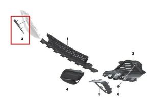 BMW NEW GENUINE 3' E90 E91 LCI M SPORT PETROL ENGINE UNDER TRAY COVER SHIELD PAN 51718047421