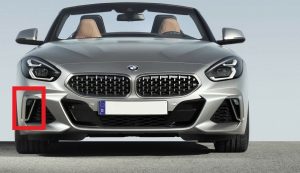 NEW GENUINE BMW Z4 G29 FRONT M SPORT BUMPER TRIM ON GRILL RIGHT O/S 51118079108