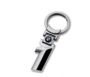 NEW GENUINE BMW 1 SERIES COLLECTION METAL KEY RING FOB 80272454647