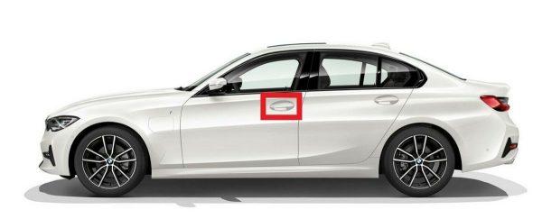 NEW GENUINE BMW 3 SERIES G20 G21 FRONT DRIVER SIDE DOOR HANDLE 51219491459