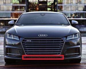 NEW GENUINE AUDI TT 15-17 S-LINE FRONT BUMPER LOWER CENTER TRIM 8S0807110A3FZ