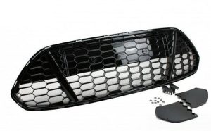 NEW GENUINE FORD MONDEO 10-14 FRONT LOWER GLOSS BLACK HONEY COMB GRILLE KIT 1703009