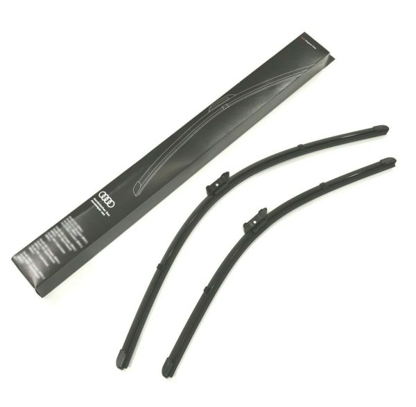 NEW GENUINE AUDI A6 RS6 A7 RS7 10-18 FRONT WINDOW AERODYNAMIC WIPER BLADES RHD 4G2998002A