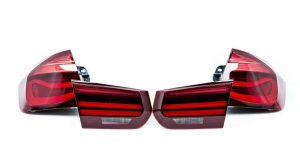 NEW GENUINE BMW 3' F30 F80 M3 LCI LED REAR BLACK LINE TAIL LIGHTS COMPLETE SET