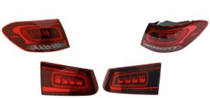NEW GENUINE MERCEDES MB GLC W253 2020- REAR TAIL LIGHTS LED LAMP COMPLETE SET