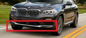 NEW GENUINE BMW X4 G02 FRONT BUMPER X-LINE LOWER TRIM MOLDING 51117467694