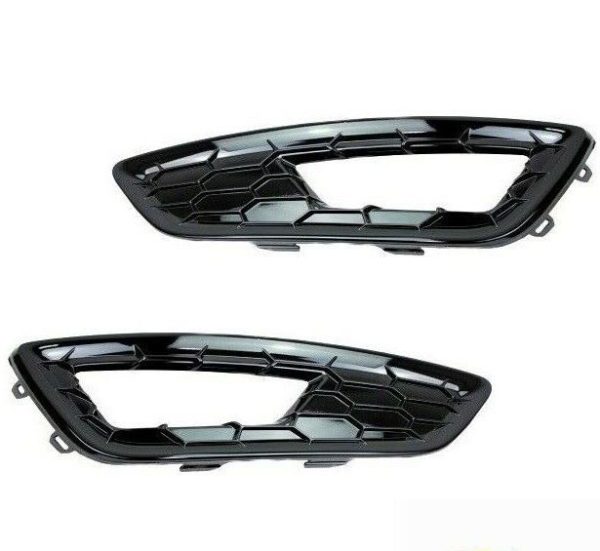NEW GENUINE FORD FOCUS 14- FRONT BUMPER STYLED FOG LIGHT GRILL LEFT RIGHT PAIR 1883658+1883659
