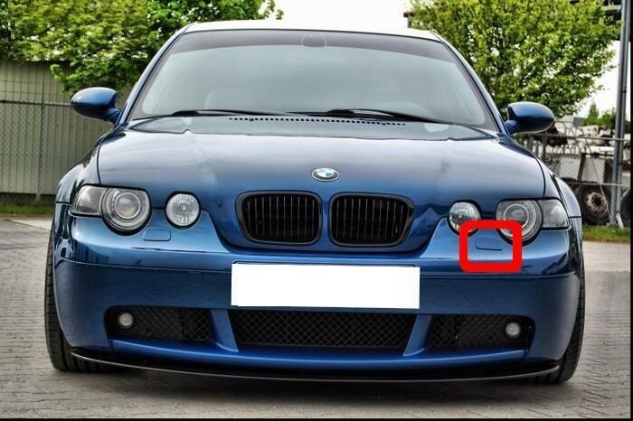 BMW NEW GENUINE 3 E46 COMPACT FRONT M SPORT N/S LEFT HEADLIGHT WASHER COVER - Image 3