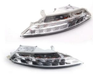 NEW GENUINE BMW 6 SER E63 E64 LCI FRONT TURN SIGNAL INDICATORS PAIR SET N/S O/S 63137176872+63137176871