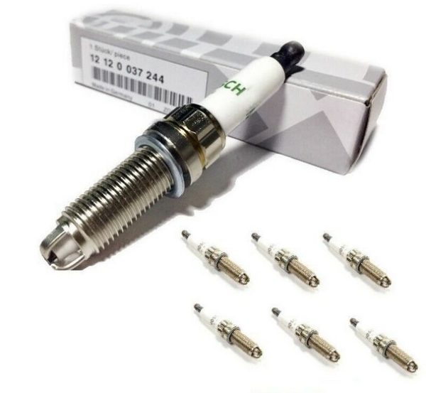 NEW GENUINE BMW 6 CYLINDER 3.0L PETROL ENGINE IGNITION SPARK PLUGS 6 PCS 12120037244