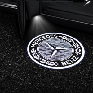 For Mercedes Benz C-Class W203 01-07 LED Underdoor welcome lamp Blue Benz