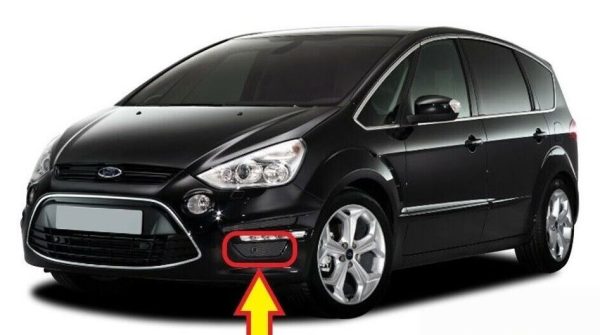 NEW GENUINE FORD S-MAX 10-15 FRONT BUMPER LOWER COVER GRILL WITH PDC LEFT N/S 1701545 - Image 3