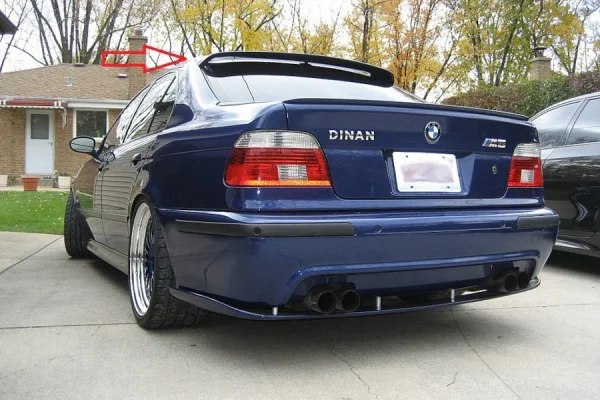 For BMW E39 95-03 Roof / Rear window Spoiler HM Style - Image 2