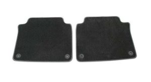 NEW GENUINE AUDI A8 S8 2018- REAR PREMIUM BLACK TEXTILE FLOOR MATS 4N0061276MNO