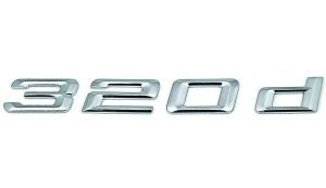 BMW NEW GENUINE 320d E90 LCI 3 SERIES LABEL STICKER BADGE EMBLEM 51147157558
