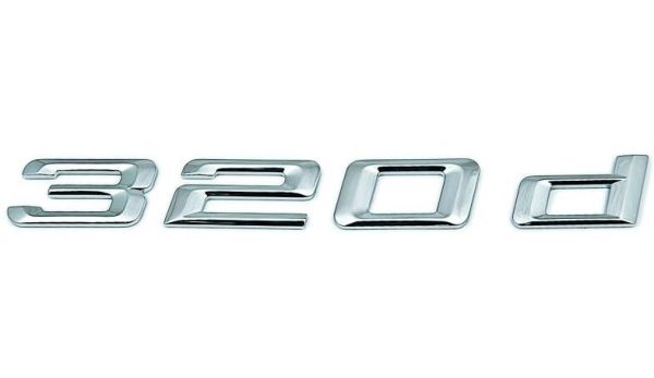 BMW NEW GENUINE 320d E90 LCI 3 SERIES LABEL STICKER BADGE EMBLEM 51147157558