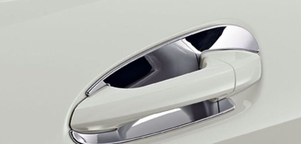 NEW GENUINE MB E CLASS 2013-2016 W212 DOOR HANDLE TRIM SET 4 PCS CHROMED A2127200040 - Image 2