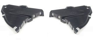 NEW GENUINE MERCEDES BENZ MB SL CLASS W230 FRONT BUMPER WHEELHOUSE COVER PAIR