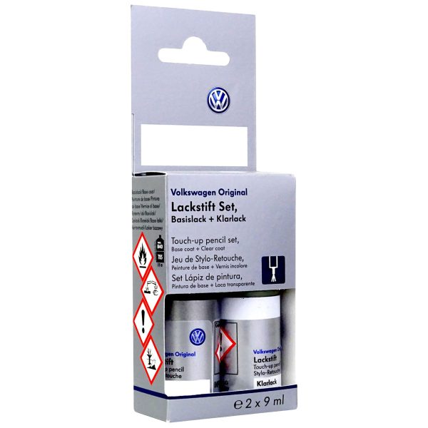 GENUINE AUDI VW Touch-up Paint Pensil stick set LY8X/Y8X 2x9ml Havanna Black Metallic - Image 2
