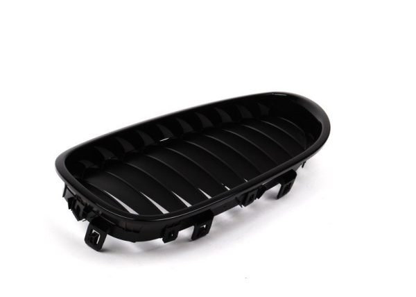 NEW GENUINE BMW M PERFORMANCE 5 SERIES E60 E61 BLACK KIDNEY FRONT GRILLE LEFT 51712155447