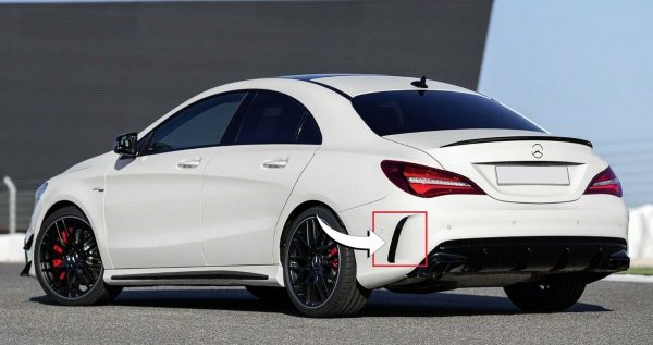 NEW GENUINE MERCEDES BENZ MB CLA CLASS W117 AMG REAR SIDE COVER GRILL LEFT N/S A1178850053 - Image 2