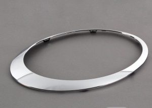 MINI NEW GENUINE R55 R56 R57 R58 R59 O/S RIGHT CHROME HEADLIGHT TRIM RING 51137149906