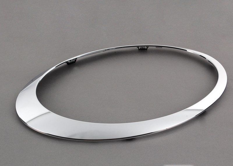 MINI NEW GENUINE R55 R56 R57 R58 R59 O/S RIGHT CHROME HEADLIGHT TRIM RING 51137149906