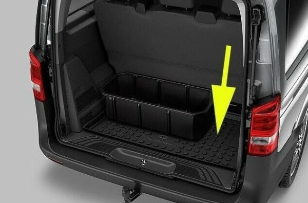 NEW GENUINE MERCEDES BENZ VITO W447 REAR TRUNK BOOT BLACK CARGO MAT A4478140041 - Image 2