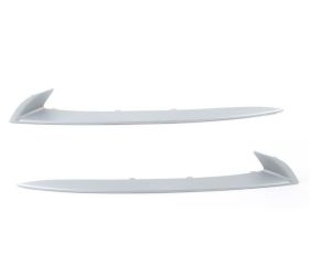 NEW GENUINE BMW 5 SERIES F10 F11 LCI FRONT BUMPER PROTECTIVE RUBBER STRIP SET 51117331763+51117331764