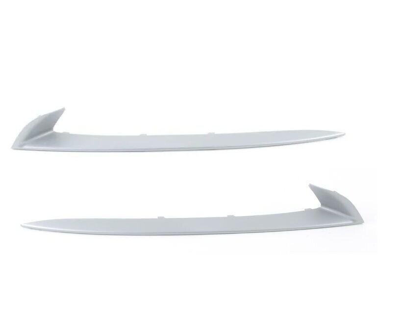 NEW GENUINE BMW 5 SERIES F10 F11 LCI FRONT BUMPER PROTECTIVE RUBBER STRIP SET 51117331763+51117331764