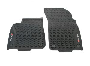 NEW GENUINE AUDI RS Q8 2020- FRONT BLACK RUBBER ALL WEATHER FLOOR MATS LHD 4M8061221B041