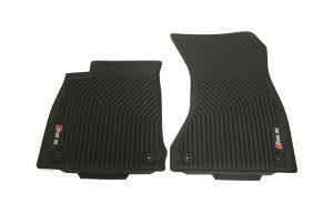 NEW GENUINE AUDI RS5 2019- FRONT BLACK RUBBER ALL WEATHER FLOOR MATS LHD 8W8061221041